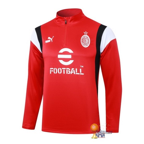 Sudadera Formazione AC Milan 2023 2024 Rosso Nero Bianco