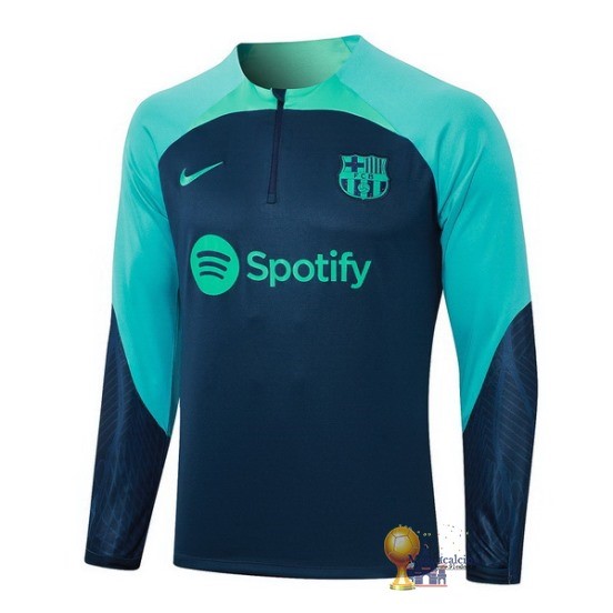 Sudadera Formazione Barcelona 2023 2024 Blu Navy I Verde