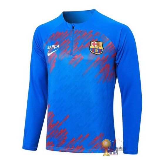 Sudadera Formazione Barcelona 2023 2024 Blu Rosso