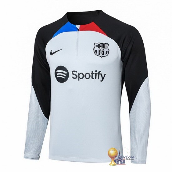 Sudadera Formazione Barcelona 2023 2024 Grigio Rosso Blu