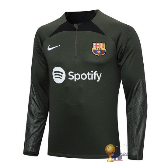 Sudadera Formazione Barcelona 2023 2024 Verde Navy