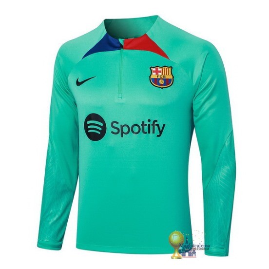 Sudadera Formazione Barcelona 2023 2024 Verde Rosso Blu