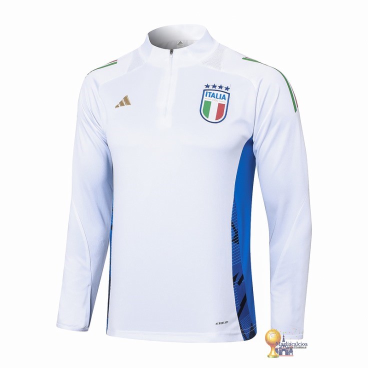 Sudadera Formazione Italia 2024 Bianco Blu