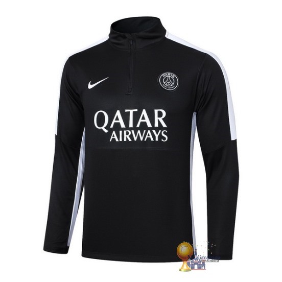 Sudadera Formazione Paris Saint Germain 2023 2024 Nero Bianco