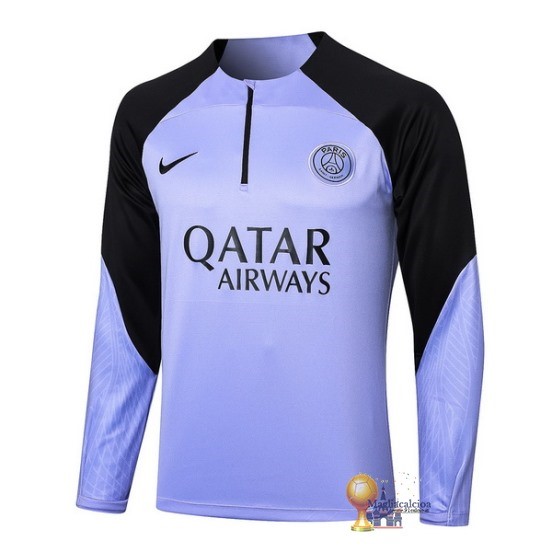 Sudadera Formazione Paris Saint Germain 2023 2024 Purpureo Nero