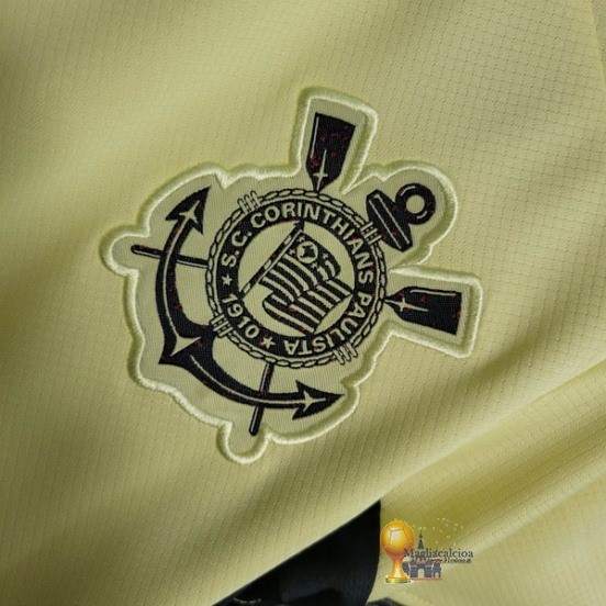 Terza Conjunto De Bambino Corinthians Paulista 2023 2024 Giallo