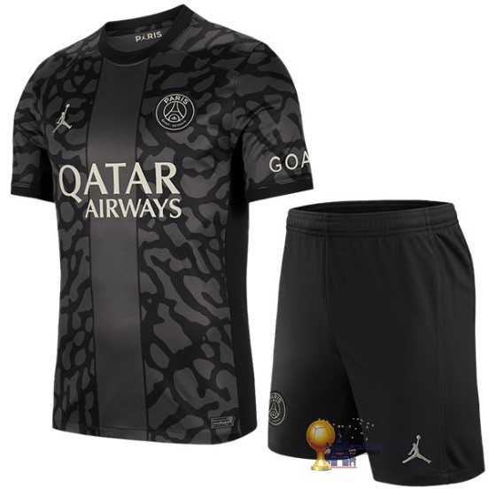 Terza Conjunto De Uomo Paris Saint Germain 2023 2024 Nero Grigio