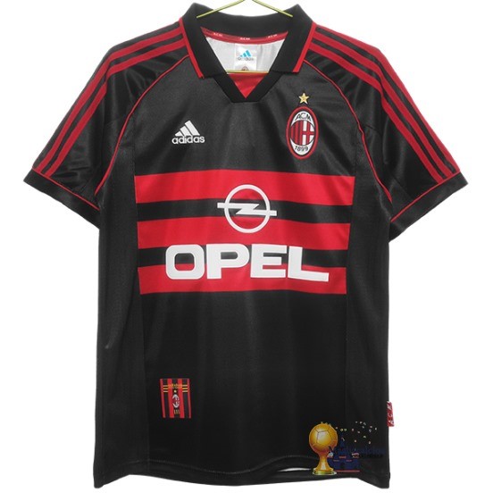 Terza Maglia AC Milan Retro 1998 1999 Nero