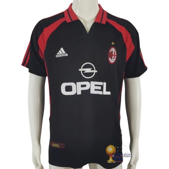 Terza Maglia AC Milan Retro 2000 2001 Nero