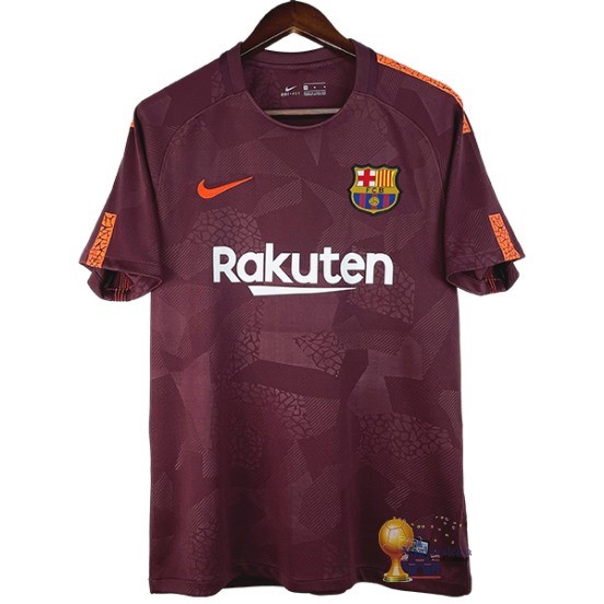 Terza Maglia Barcelona Retro 2017 2018 Rosso