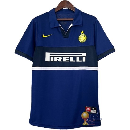 Terza Maglia Inter Milán Retro 1998 1999 Blu