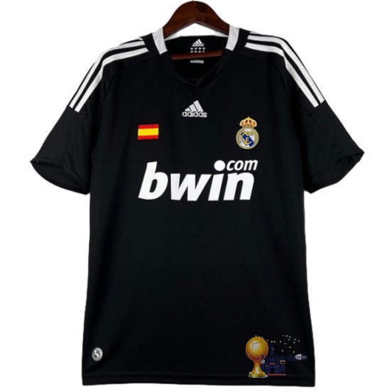 Terza Maglia Real Madrid Retro 2008 2009 Nero