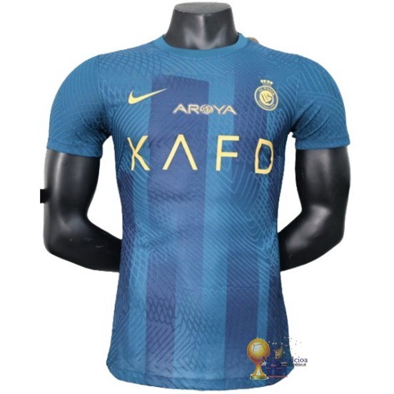 Thailandia Away Jugadores Maglia Al Nassr 2023 2024 Blu