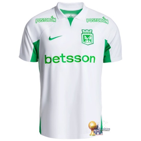 Thailandia Away Maglia Atlético Nacional 2024 2025 Bianco