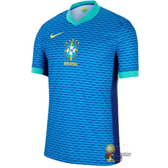 Thailandia Away Maglia Brasile 2024 Blu