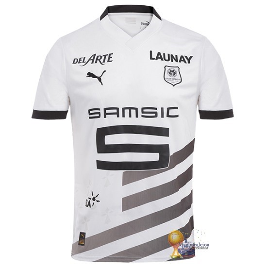 Thailandia Away Maglia Stade Rennais 2023 2024 Bianco