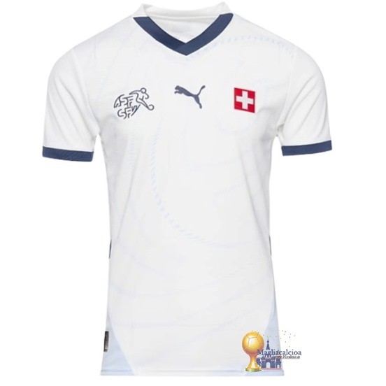 Thailandia Away Maglia Svizzera 2024 Bianco