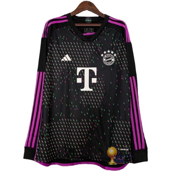 Thailandia Away Manica lunga Bayern München 2023 2024 Nero