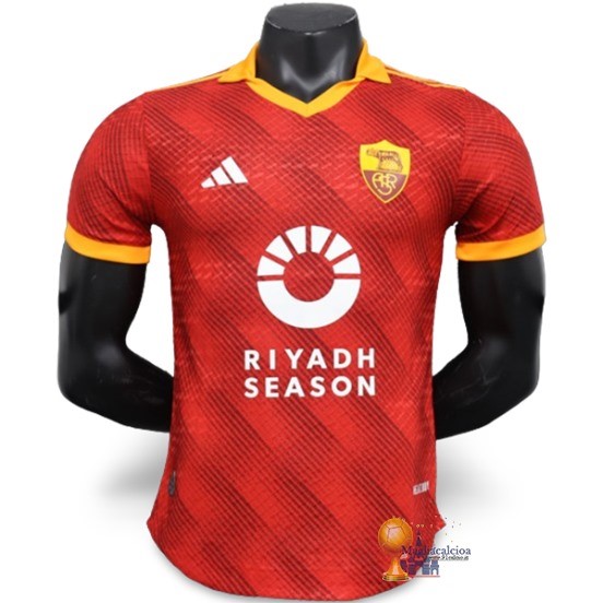 Thailandia Fourth Jugadores Maglia As Roma 2023 2024 Rosso