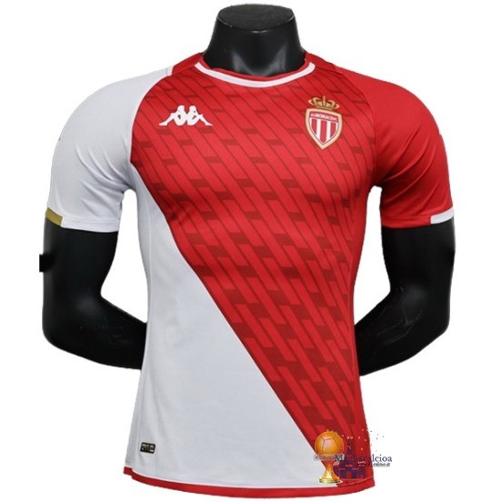 Thailandia Home Jugadores Maglia AS Monaco 2023 2024 Rosso Bianco