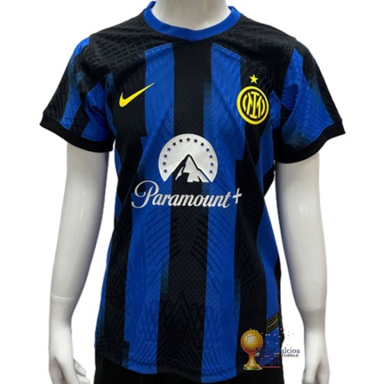 Thailandia Home Jugadores Maglia Bambino Inter Milán 2023 2024 Blu Nero