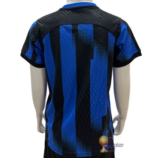 Thailandia Home Jugadores Maglia Bambino Inter Milán 2023 2024 Blu Nero