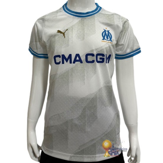 Thailandia Home Jugadores Maglia Bambino Marsella 2023 2024 Bianco