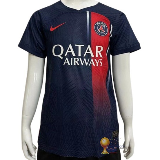 Thailandia Home Jugadores Maglia Bambino Paris Saint Germain 2023 2024 Blu