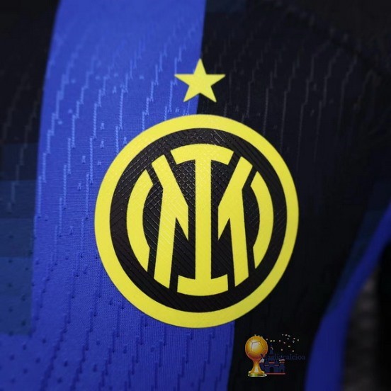 Thailandia Home Jugadores Maglia Inter Milán 2023 2024 Blu Nero