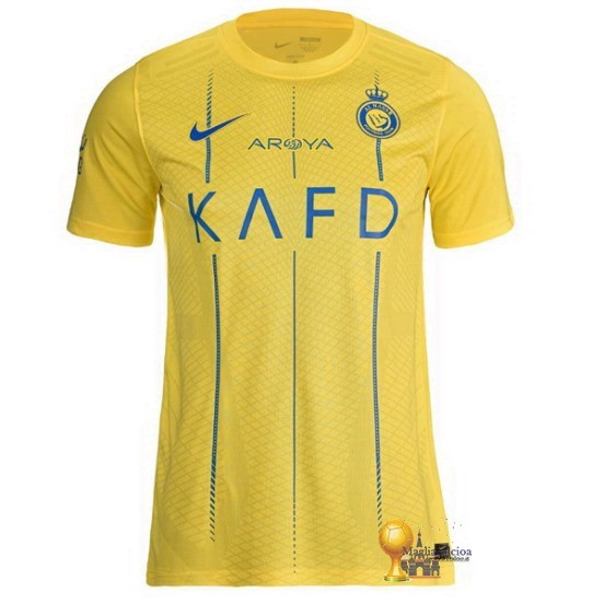 Thailandia Home Maglia Al Nassr 2023 2024 Giallo