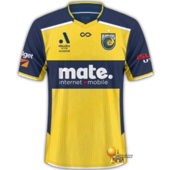 Thailandia Home Maglia Central Coast Mariners 2023 2024 Giallo