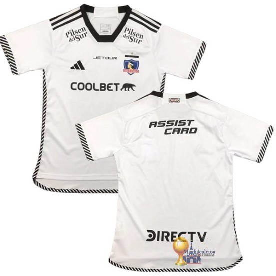 Thailandia Home Maglia Colo Colo 2024 2025 I Bianco