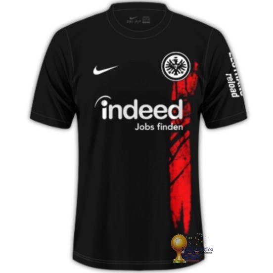 Thailandia Home Maglia Eintracht Frankfurt 2023 2024 Nero Rosso