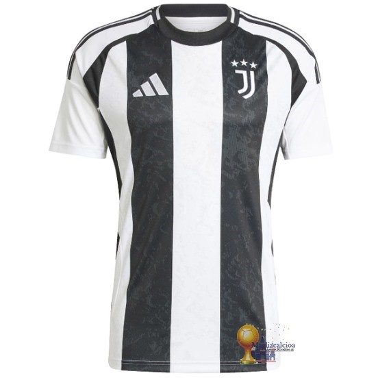 Thailandia Home Maglia Juventus 2024 2025 Bianco Nero