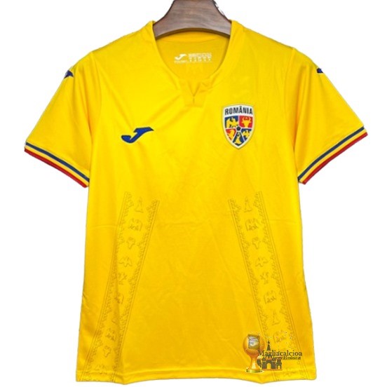 Thailandia Home Maglia Romania 2024 Giallo