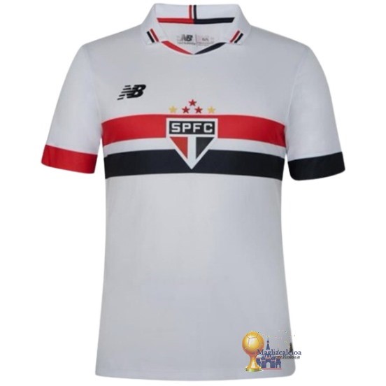 Thailandia Home Maglia São Paulo 2024 2025 Bianco