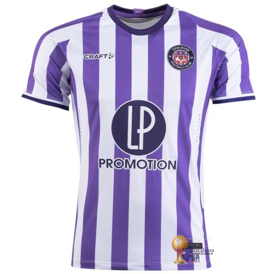 Thailandia Home Maglia Toulouse 2023 2024 Purpureo Bianco