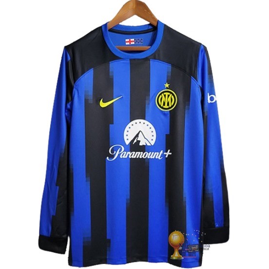 Thailandia Home Manica lunga Inter Milán 2023 2024 Blu