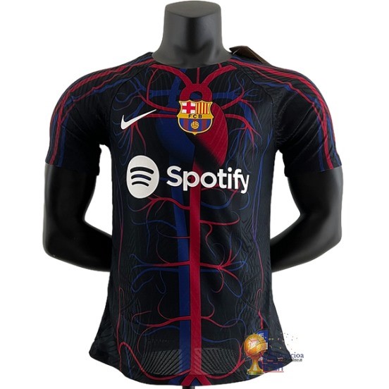 Thailandia Jugadores speciale Maglia Barcelona 2023 2024 Nero Purpureo