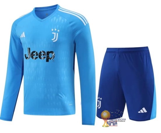 Thailandia Manica lunga Portiere Conjunto De Uomo Bayern München 2023 2024 Blu