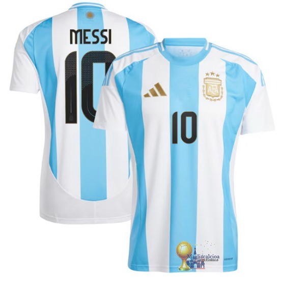 Thailandia NO.10 Messi Home Maglia Argentina 2024 Blu