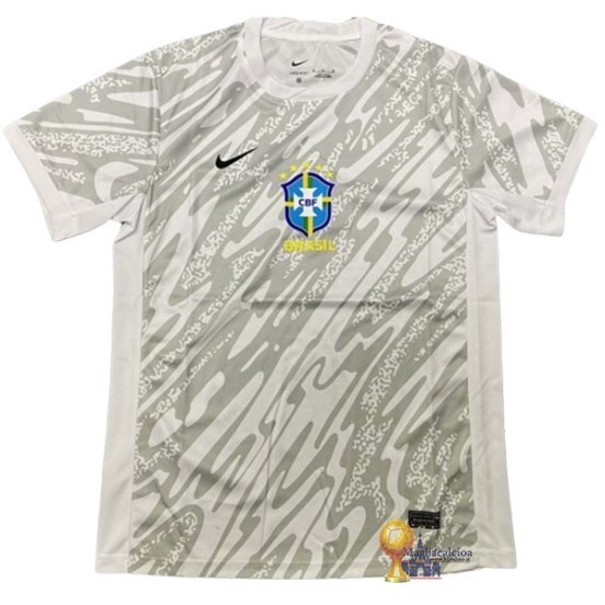 Thailandia Portiere Maglia Brasile 2024 Bianco