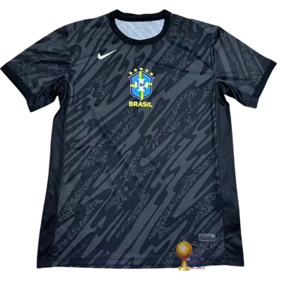 Thailandia Portiere Maglia Brasile 2024 Nero