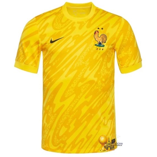 Thailandia Portiere Maglia Real Madrid 2024 2025 Giallo