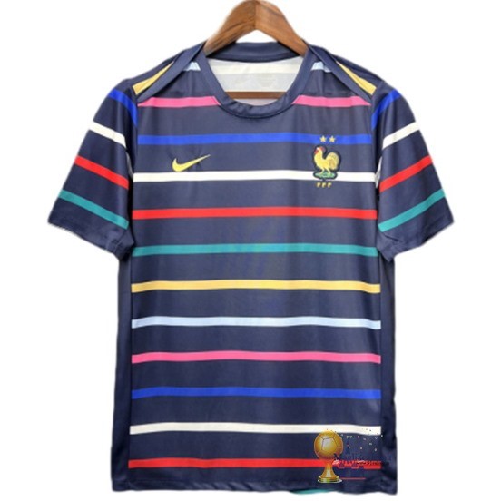 Thailandia Previo al partido Maglia Francia 2024 Blu