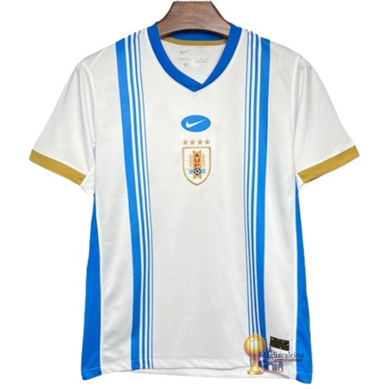 Thailandia Previo al partido Maglia Uruguay 2024 Bianco