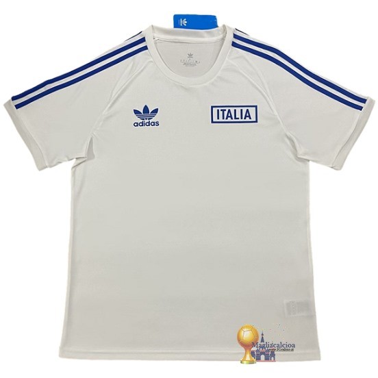 Thailandia Retro Maglia Italia 2024 Bianco