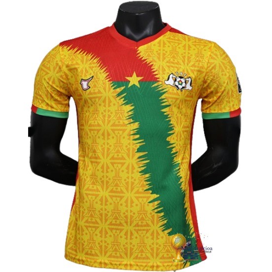 Thailandia Terza Jugadores Maglia Burkina Faso 2024 Giallo