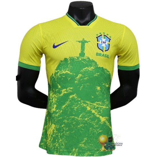 Thailandia speciale Jugadores Maglia Brasile 2023 Giallo