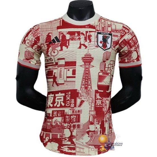 Thailandia speciale Jugadores Maglia Giappone 2023 Giallo Rosso